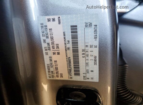 1FTFW5L57SFB80574 2025 FORD F150 Silver Widok komory silnika