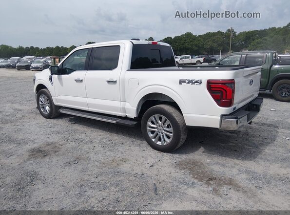 1FTFW5L58SFB03910 2025 FORD F150 White უკანა მარცხენა