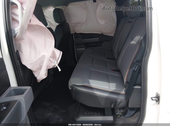 1FTFW5L58SFB03910 2025 FORD F150 White VIN კოდის სტიკერის ხედი