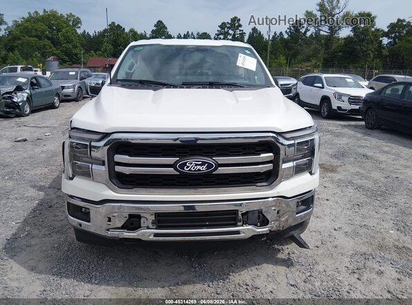 1FTFW5L58SFB03910 2025 FORD F150 White ხელსაწყოთა პანელის ხედი