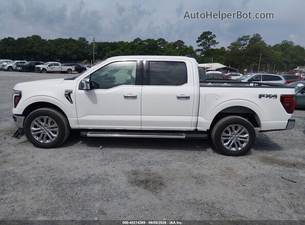 1FTFW5L58SFB03910 2025 FORD F150 White სალონის 360-გრადუსიანი ხედი