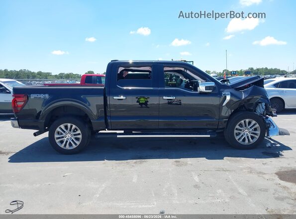 1FTFW5L81RFA81074 2024 FORD F150 Black Vista interior de 360 grados