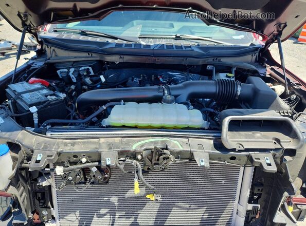1FTFW5L81SFB81469 2025 FORD F150 Red Rear interior view