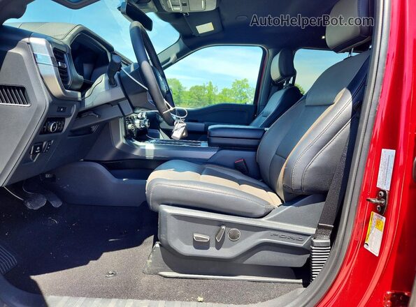 1FTFW5L81SFB81469 2025 FORD F150 Red Front interior view