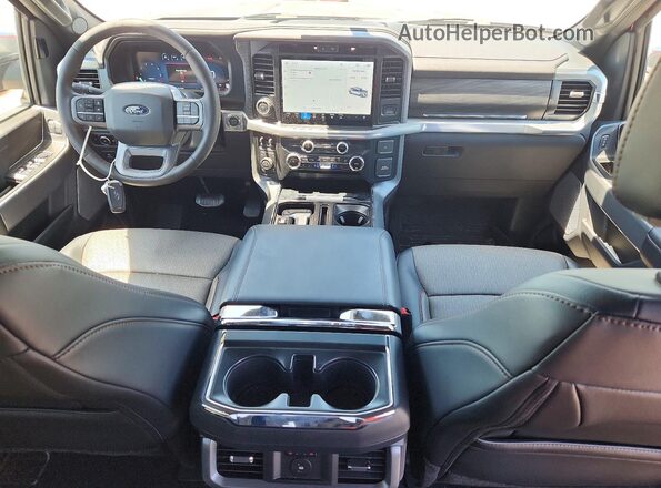 1FTFW5L81SFB81469 2025 FORD F150 Red Dashboard view