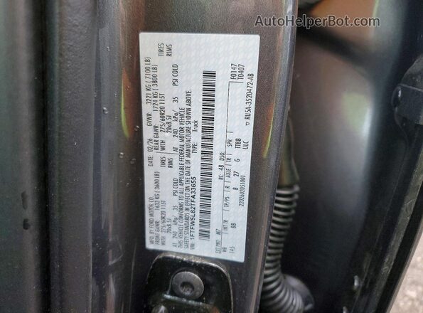 1FTFW5L82TFA33655 2026 FORD F150 Gray Vista del compartimento del motor