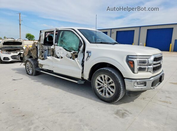 1FTFW5L84RFA50353 2024 FORD F150 Белый Передняя правая четверть