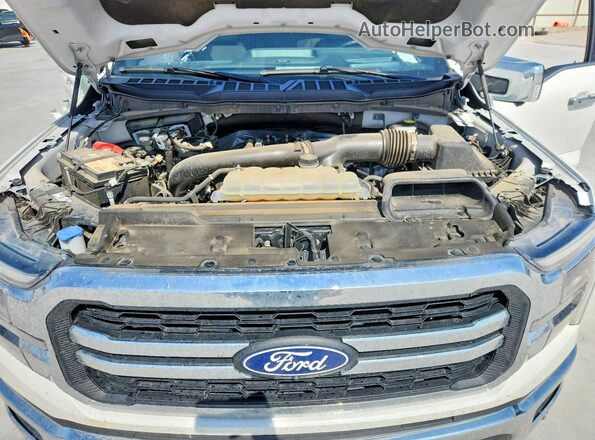 1FTFW5L84RFA50353 2024 FORD F150 Белый Вид задней части салона