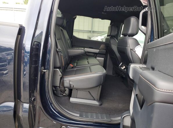 1FTFW5LDXSFB81273 2025 FORD F150 Blue Հետևի նստատեղերի տեսք
