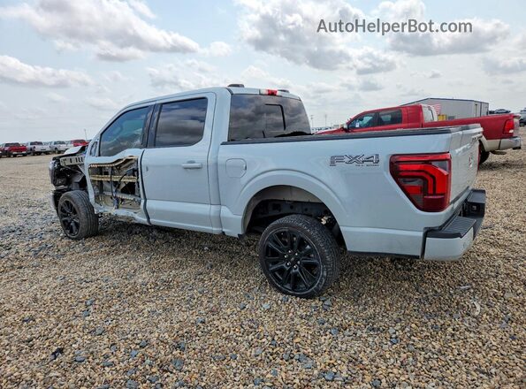 1FTFW7L83RFA84490 2024 FORD F150 Gray Trasero izquierdo