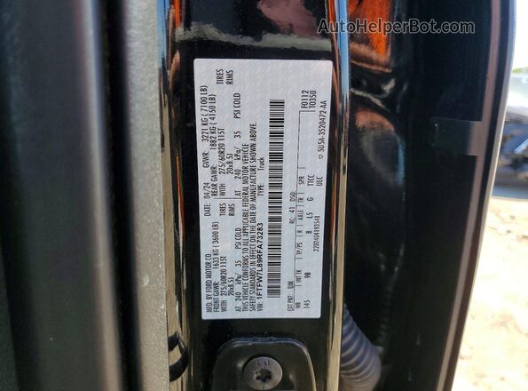 1FTFW7L89RFA73283 2024 FORD F150 Black 