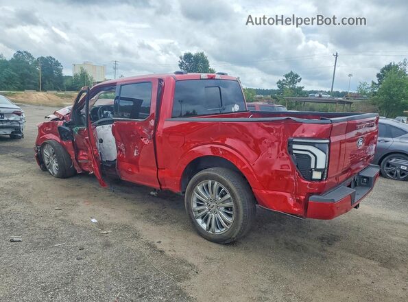 1FTFW7LD0SFA90766 2025 FORD F150 Red Rear left