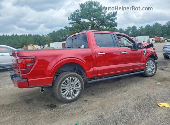 1FTFW7LD0SFA90766 2025 FORD F150 Red Rear right