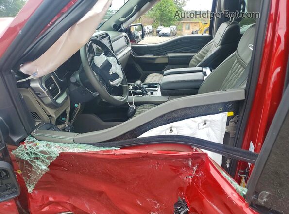 1FTFW7LD0SFA90766 2025 FORD F150 Red Front interior view