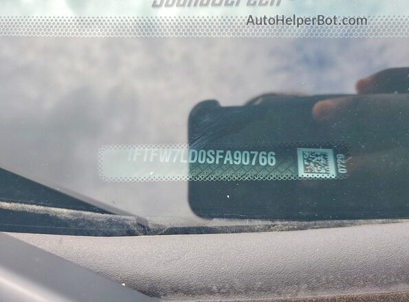 1FTFW7LD0SFA90766 2025 FORD F150 Red Engine compartment view