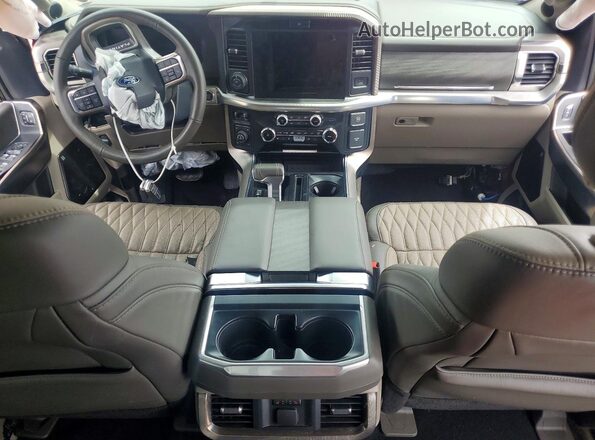 1FTFW7LD0SFA90766 2025 FORD F150 Red Dashboard view
