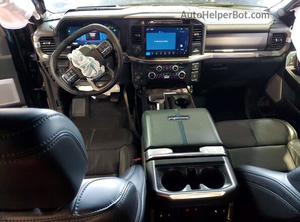 1FTFW7LD4SFA53123 2025 FORD F150 Blue Vista del salpicadero