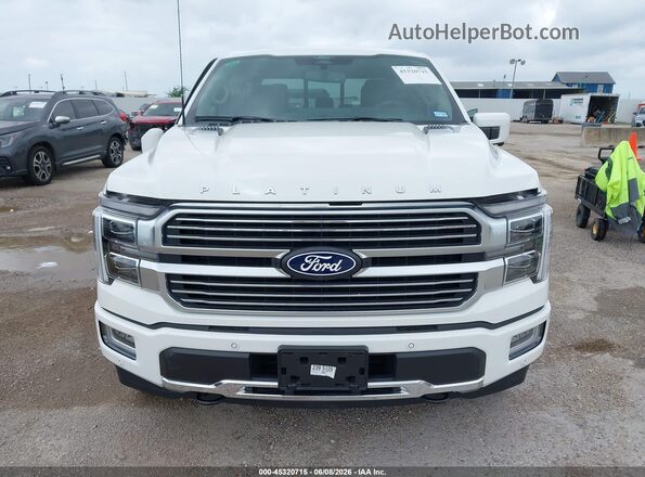 1FTFW7LD6SFB98261 2025 FORD F150 White Instrument cluster view