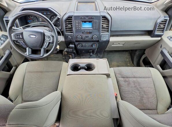 1FTFX1E41LKE65449 2020 FORD F150 White Առջևի վահանակի տեսք