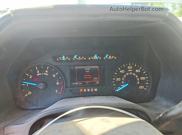 1FTFX1E52JFC43954 2018 FORD F150 Silver Սարքավորումների վահանակի տեսք