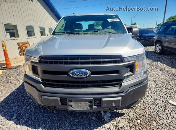 1FTFX1E52JFC43954 2018 FORD F150 Silver Դիմացի տեսք