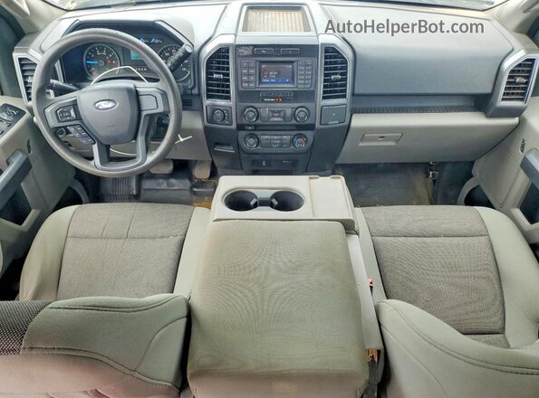 1FTFX1E53KFD01636 2019 FORD F150 White Առջևի վահանակի տեսք