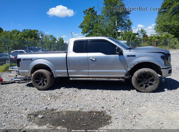 1FTFX1E53LFA92884 2020 FORD F150 Серебряный Панорамный вид салона 360°