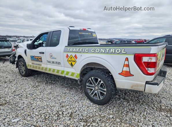 1FTFX1E53PKE27350 2023 FORD F150 White Trasero izquierdo
