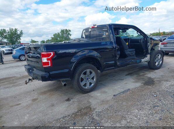 1FTFX1E55JKD30030 2018 FORD F150 Black Հետևի աջ