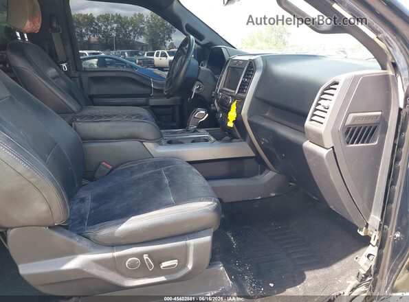 1FTFX1E55JKD30030 2018 FORD F150 Black Սալոնի դիմացի տեսք