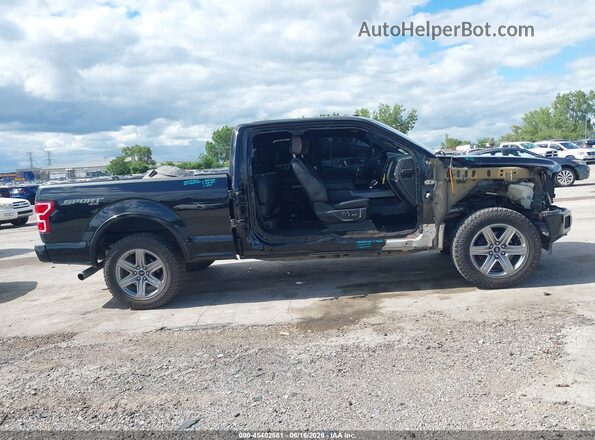 1FTFX1E55JKD30030 2018 FORD F150 Black Սալոնի 360 աստիճան տեսք