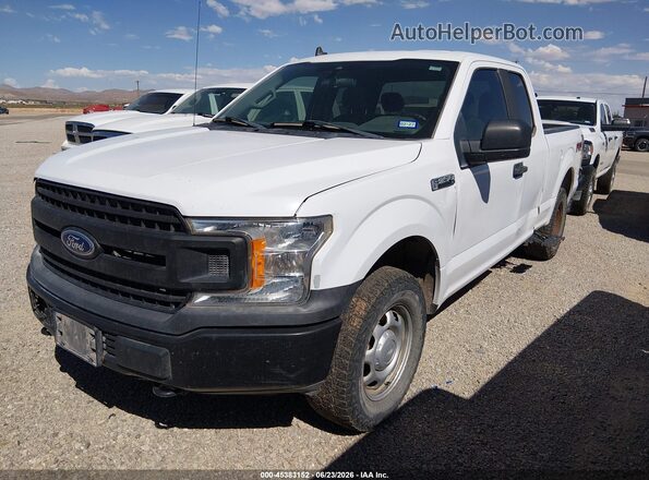 1FTFX1E55LKD79165 2020 FORD F150 White წინა მარცხენა ხედი სამი მეოთხედიდან