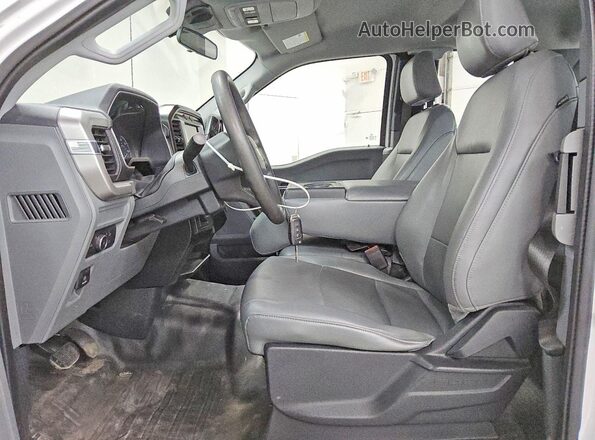 1FTFX1E55NKD77127 2022 FORD F150 White Front interior view