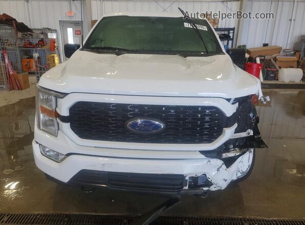 1FTFX1E56MFC90392 2021 FORD F150 White Front view