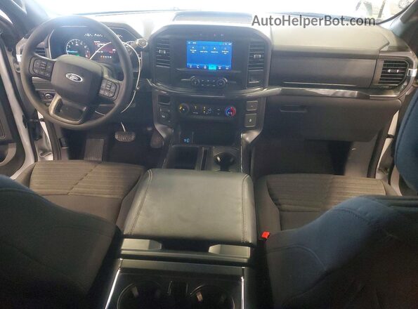 1FTFX1E56MFC90392 2021 FORD F150 White Dashboard view
