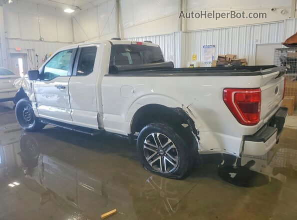1FTFX1E56MFC90392 2021 FORD F150 White Rear left