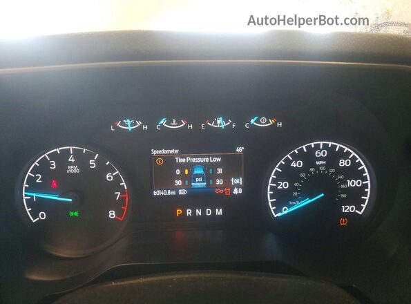 1FTFX1E56MFC90392 2021 FORD F150 White Instrument cluster view