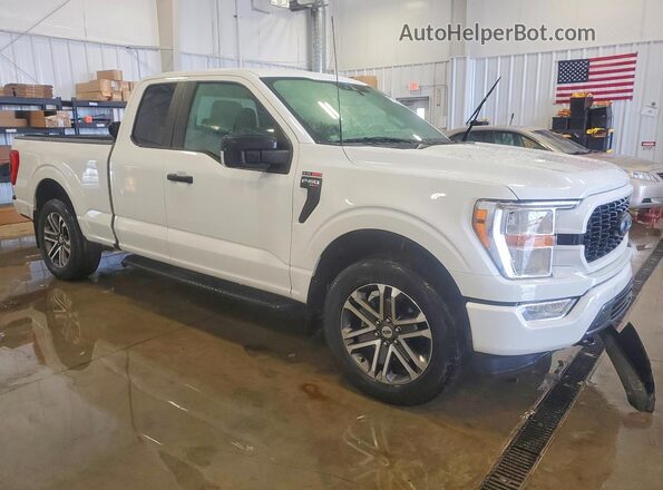 1FTFX1E56MFC90392 2021 FORD F150 White Front right