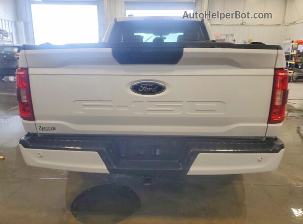 1FTFX1E56MFC90392 2021 FORD F150 White Rear view