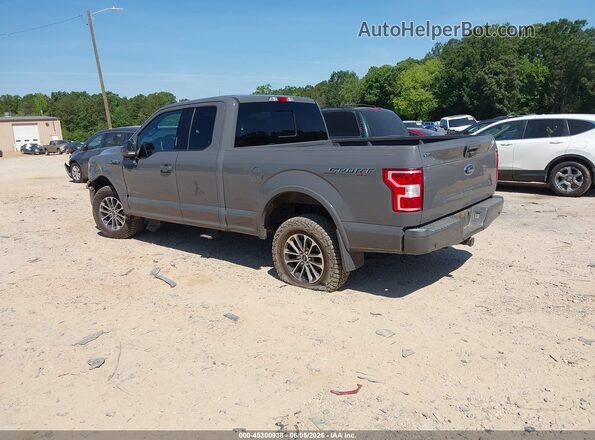 1FTFX1E58JFB79256 2018 FORD F150 Серый Задняя левая четверть