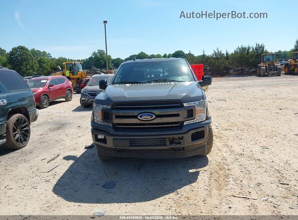 1FTFX1E58JFB79256 2018 FORD F150 Серый Вид щитка приборов