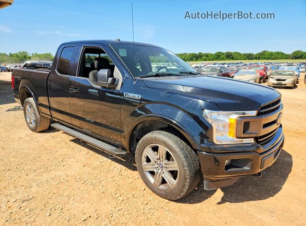 1FTFX1E59JFB56049 2018 FORD F150 Черный Передняя правая четверть