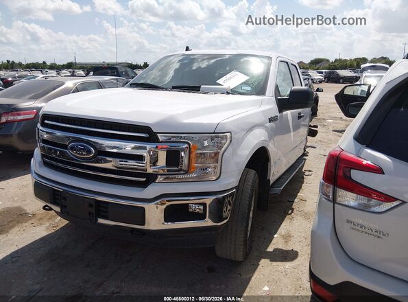 1FTFX1E59LKF02191 2020 FORD F150 White Առջևի ձախ երեք քառորդ տեսարան