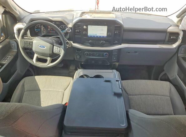 1FTFX1E59MFB03307 2021 FORD F150 Белый Вид панели приборов