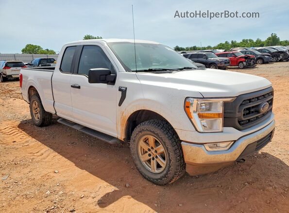 1FTFX1E59MFB03307 2021 FORD F150 Белый Передняя правая четверть