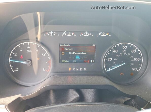 1FTFX1E59MFB03307 2021 FORD F150 Белый Вид щитка приборов
