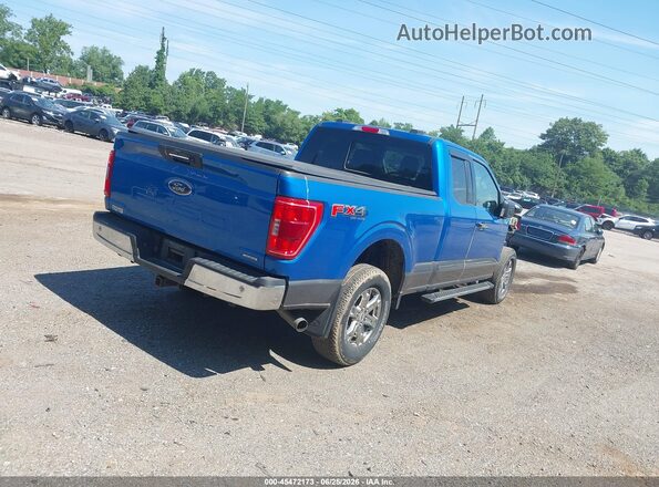 1FTFX1E84MFB67040 2021 FORD F150 Blue უკანა მარჯვენა