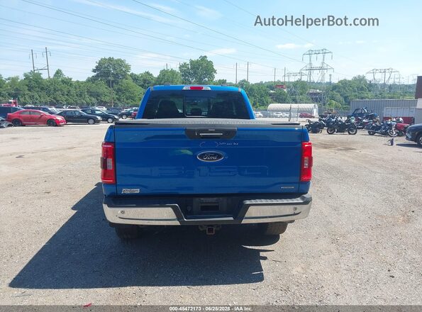 1FTFX1E84MFB67040 2021 FORD F150 Blue 
