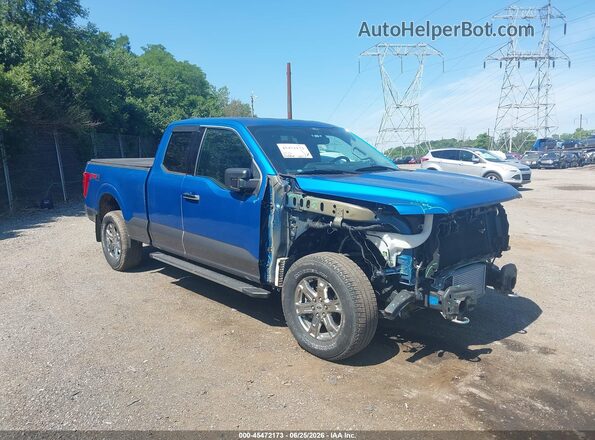 1FTFX1E84MFB67040 2021 FORD F150 Blue 