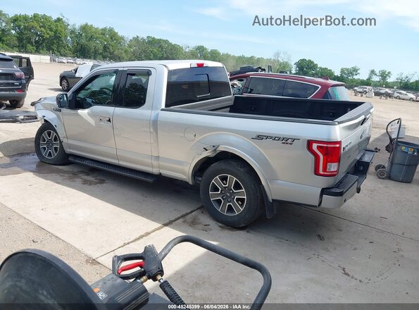 1FTFX1EF0GFB12023 2016 FORD F150 Silver Tył lewy